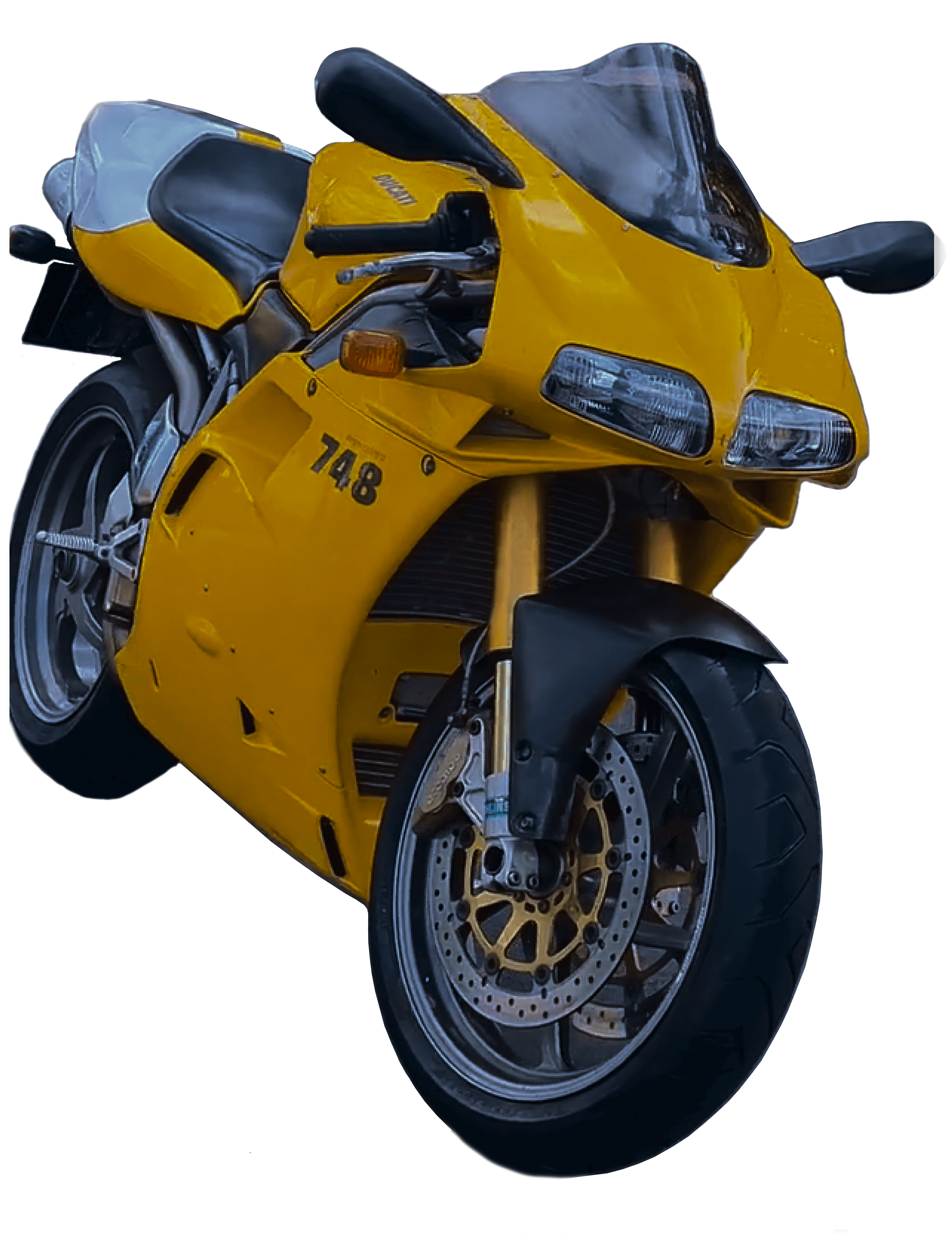 Yellow Color Ducati 748R for sale with Worldwide Shipping