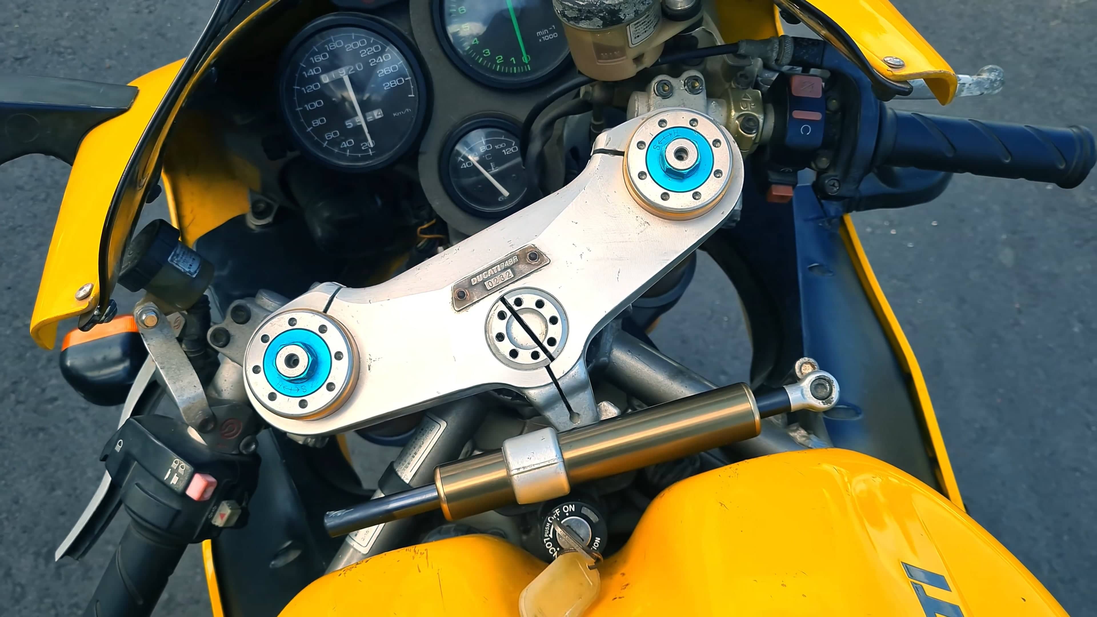 This is the Ducati 748R's 232 bike.